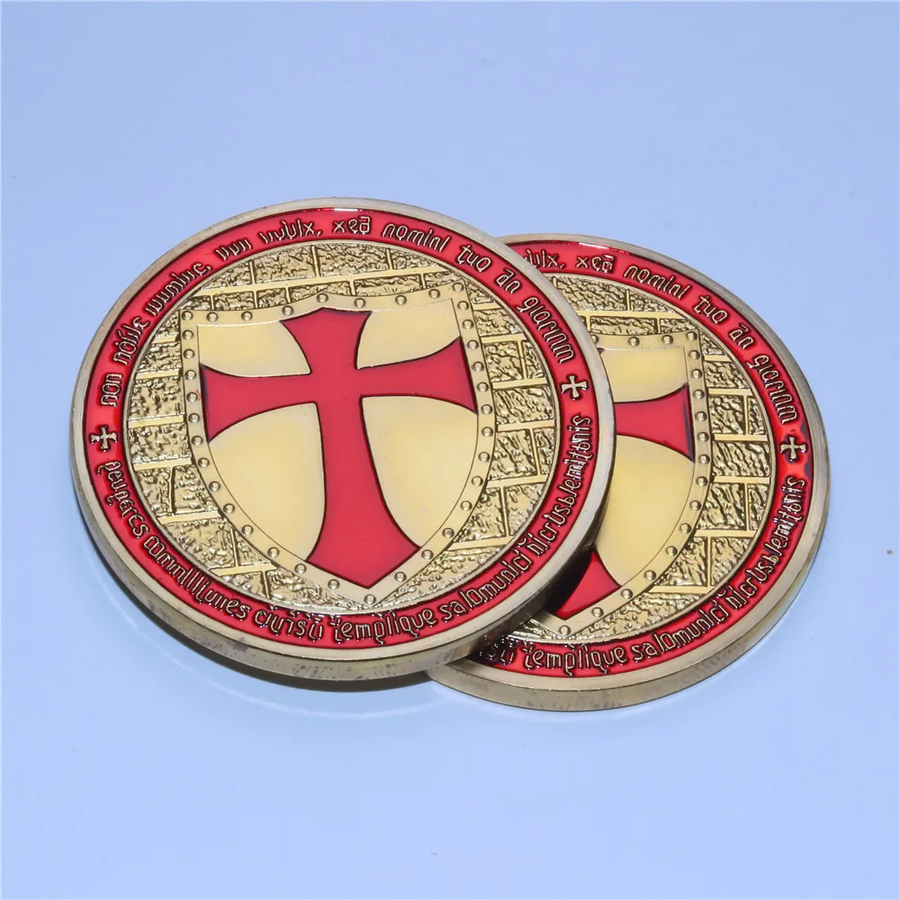 10 шт./лот Бесплатная доставка Freemasons Templars Рыцари с красным крестом остекленный