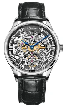 

AGELOCER Caliber.A 4710 Mechanical Movement Skelenton Luxury Dress Wristwatch