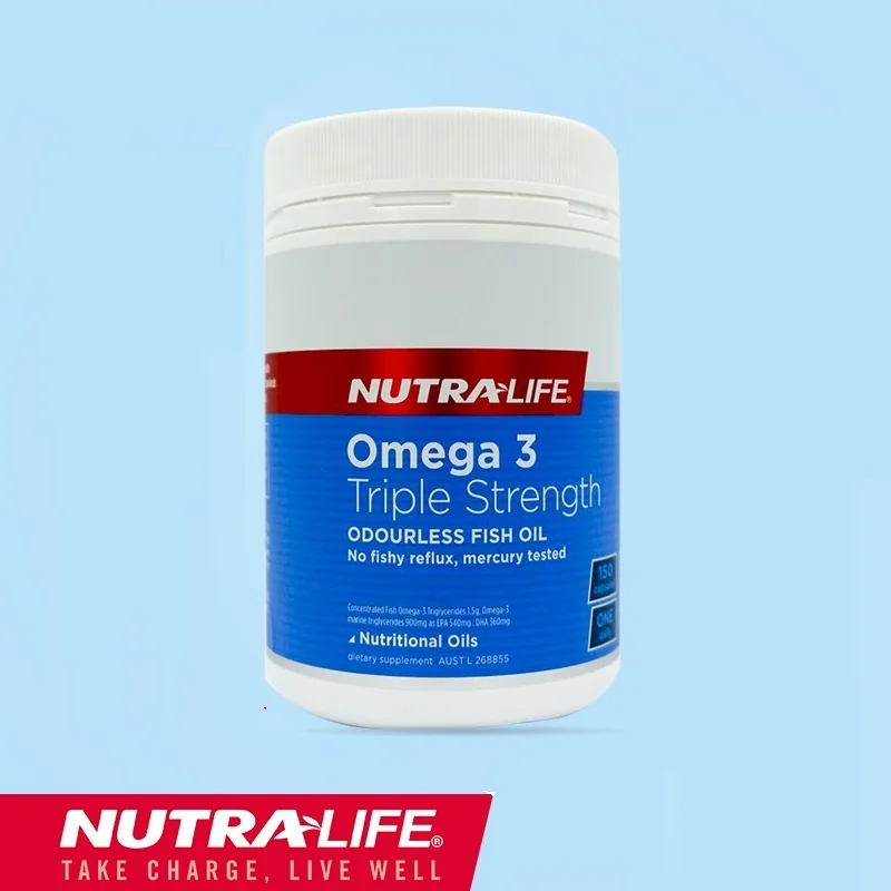 NutraLife Тройная сила океана Omega3 без запаха рыбий жир 150 шапки Высокая DHA EPA для здоровья сердца циркуляции суставов подвижность мозга
