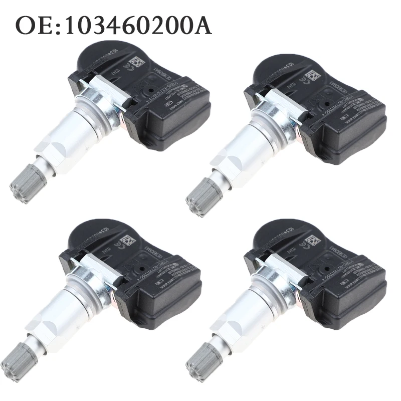Us 3827 11 Off4pcs Tire Pressure Sensor Tpms For Tesla Model S Model X Model 3 2016 2018 103460200a 1034602 00 A S180052068c S180052068 433mhz On