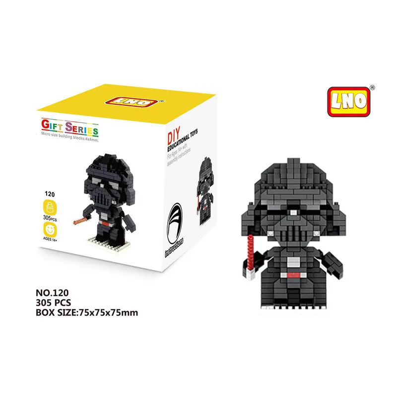 Star War Building Blocks Darth Vader BB-8 Stormtrooper Model Bricks Mini Yoda Mirco Blocks Gifts Toys For Kids - Bilde 2