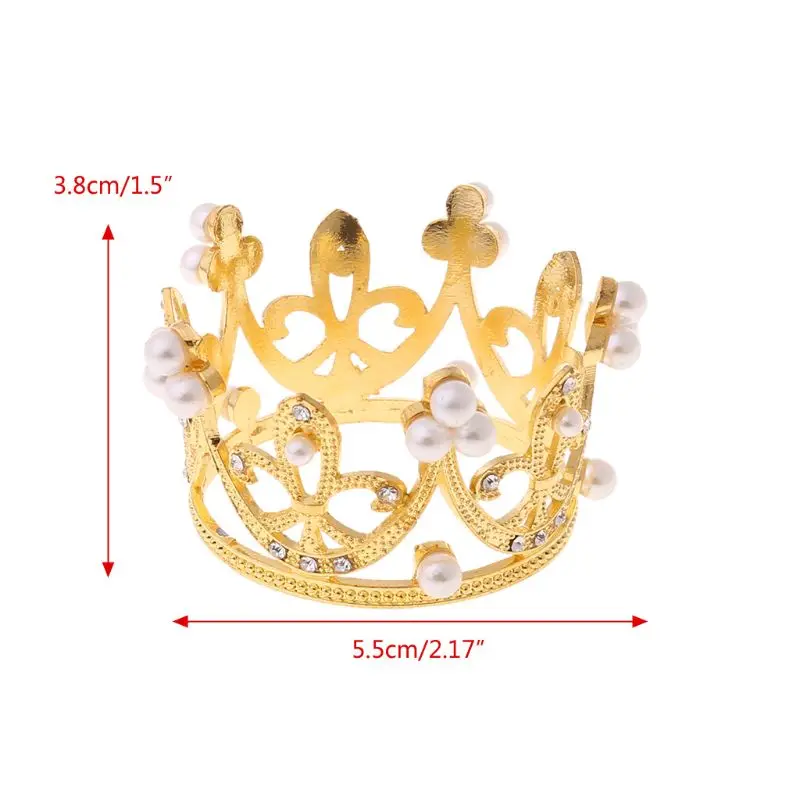 Newborn Girls Boys Photography Gold Crown Props Little Baby Photo foto shooting Crown Accessories Infant bebe fotografia Prop photoshoot props