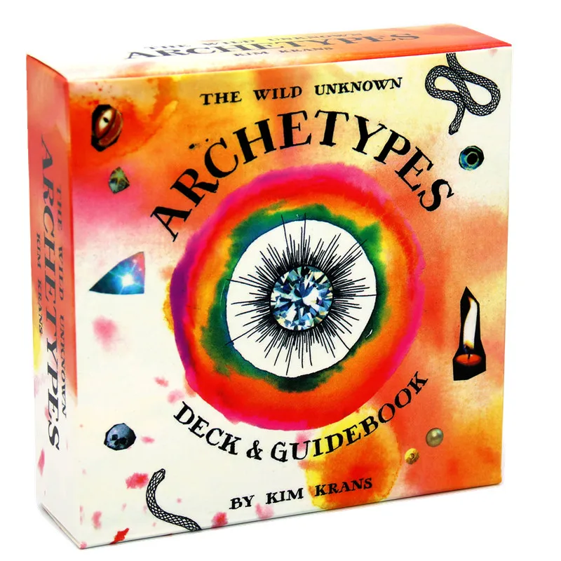 The Wild Unknown Archetypes Deck Ким кран 78 Великолепные Круглые карты оракула разделенные на