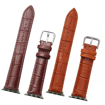 

Leather Watch Band for Apple Watch Band 44mm 42mm Leather Watchband for Apple Watch Strap 40mm 38mm iWatch Bracelet
