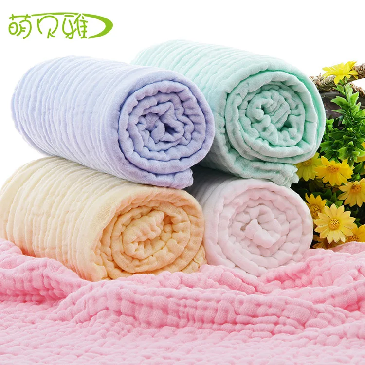 

BABY'S Bath Towel Six-layer Washing Gauze Is Children Blanket Infant Seersucker Thick Children's Quilt Bath Towel Six-layer