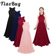 Платье принцессы с цветочным рисунком для детей от 4 до 14 лет Детские Свадебные платья для девочек, вечернее платье для девочек детское платье принцессы для подростков