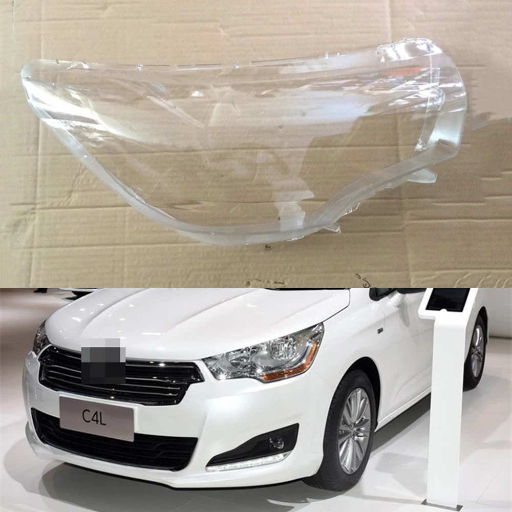 Головной светильник объектив для Citroen C4L 2012 2013 2014 2015 фары крышка объектива Замена
