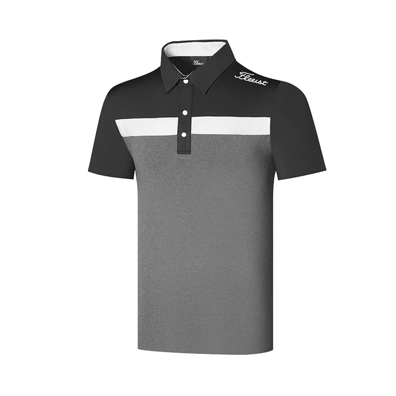 2021 Golf Clothing Men's Summer Sports Shirt Breathable Dry Fit T shirt Men's Polo Shirt GOLF