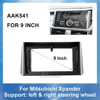 

9 Inch 2 Din Car Auto Radio Multimedia fascia for Mitsubishi Xpander Stereo Panel Dash Mount Trim Installation Kit Frame