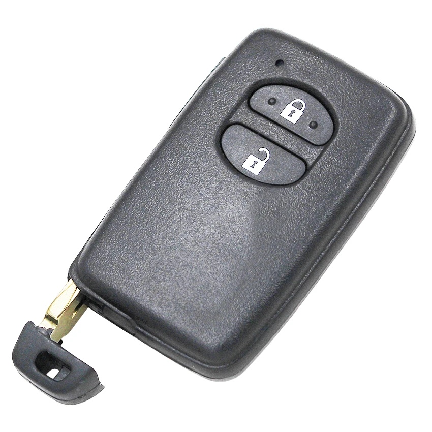 2 кнопки умный пульт дистанционного ключа корпус корпуса с Uncut Blade для Toyota Avalon Camry Highlander RAV4 Sequoia