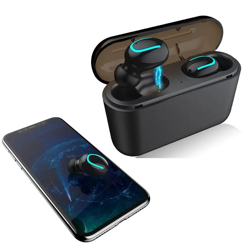 TWS Wireless Bluetooth Earbuds Earphone Earpiece with Charging Box for iPhone XS XR X XS 11 Pro Max 8 7 6 6s Plus 5 5s SE 2020