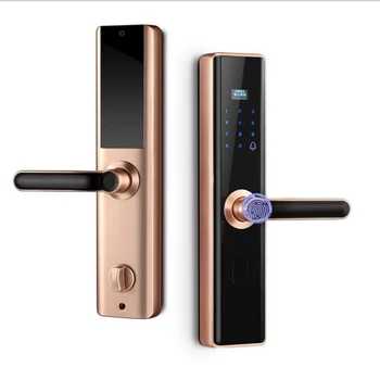 

Fingerprint lock home security door smart lock mobile phone remote password automatic unlock