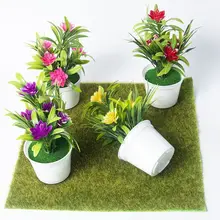Simulación de flores en maceta, árbol, plantas artificiales, decoraciones de otoño, decoración de boda, decoración de jardín, decoración del hogar