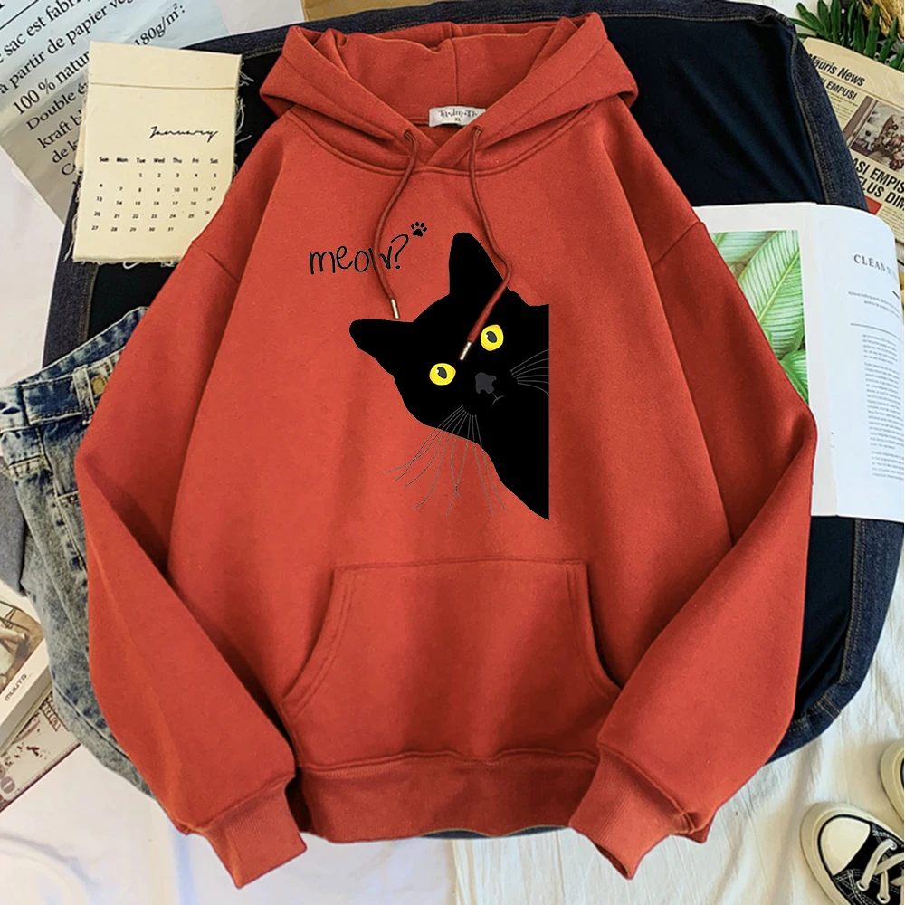 red funny cat hoodie cat hoodies for humans
