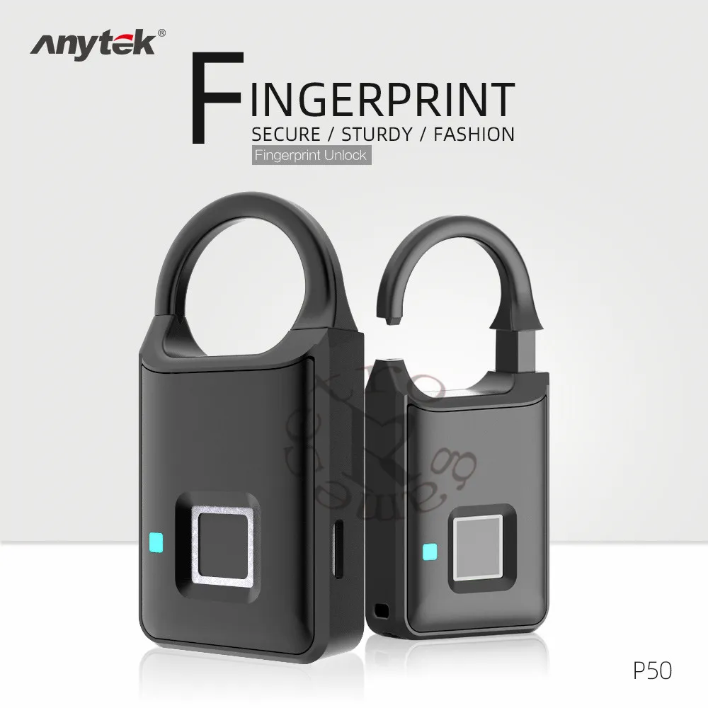 fingerprint suitcase lock