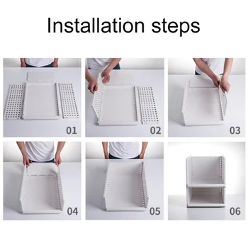 

Closet Shelf Dividers Wardrobe Partition Shelves Divider Clothes Wire Shelving Storage Organizer Home Decorative-- ztou