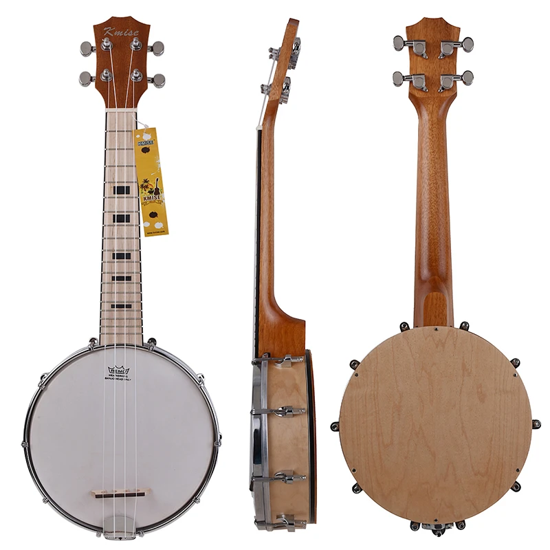 Brown Wood Bridge for 4 String Banjo Ukulele Banjolele Banjo Replacement Parts