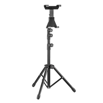 

Universal Mobile Phone and Tablet Stand, Telescopic Folding Rotating Lazy Floor Triangle Stand