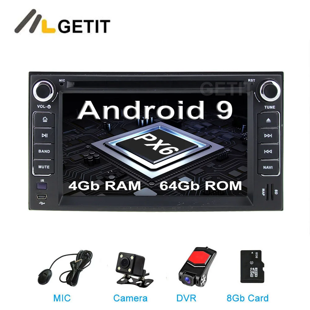 

DSP 64G PX6 Android 9 Car Multimedia Radio GPS for KIA SORENTO SPORTAGE SPECTRA SEDONA STAR CARNIVAL CERATO CARENS CEED