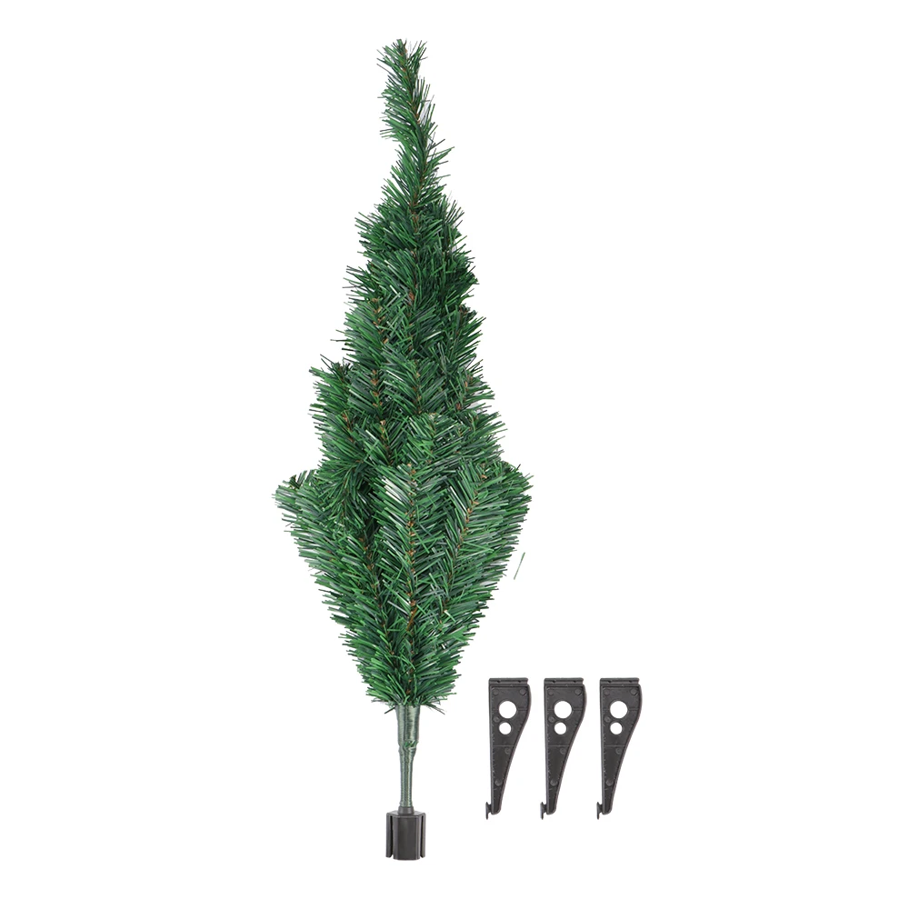 ПВХ шифрование Зеленая елка Мини искусственная Рождественская елка украшения Рождественская елка 60 см Вечерние