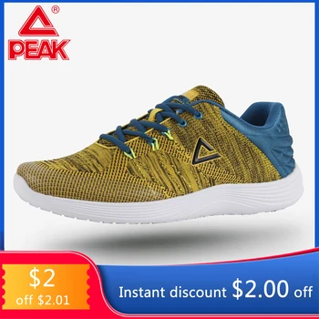 

PEAK Lightweight Outdoor Sport Running Shoes Couples Breathable Soft Athletics Jogging Sport Sneaker Shoe