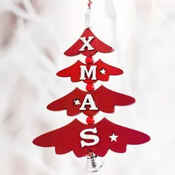 Дерево форма DIY деревянный Рождественский орнамент милые фестивальные декорации Подарок детская вечеринка дома мини буквы печатные