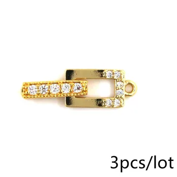 

Clasps For Jewelry Making Fastening Accessories 925 silver plating Cubic Zirconia Clasps For DIY Pearls Necklace Bracelet Clasp