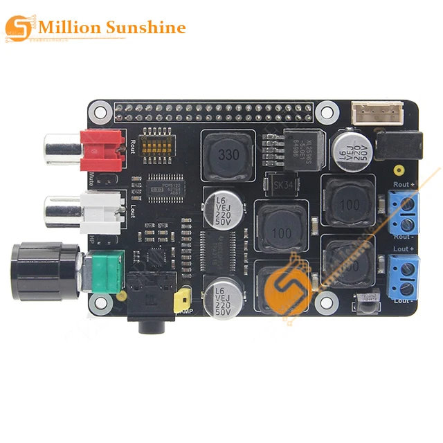 Raspberry Pi DAC Full HD PCM5122 усилитель X400 Плата расширения w/ I2S Class D | Музыкальный плеер для 3