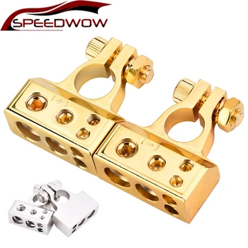 

SPEEDWOW 2Pcs Car Battery Terminal Positive /negative Car battery Connector Battery Caps Terminal Connector