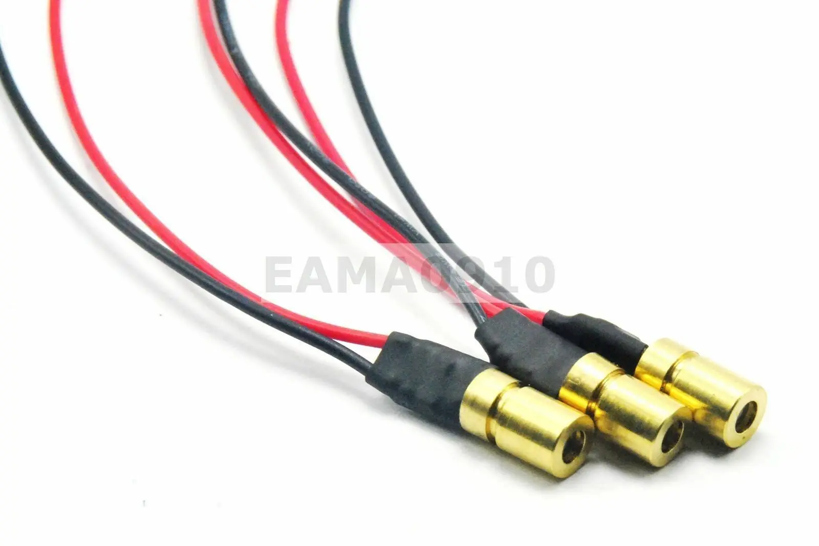 3pcs Mini Focusable 650nm 3.5mW 6*10mm Dot 3VDC Brass Red Laser Diode Module