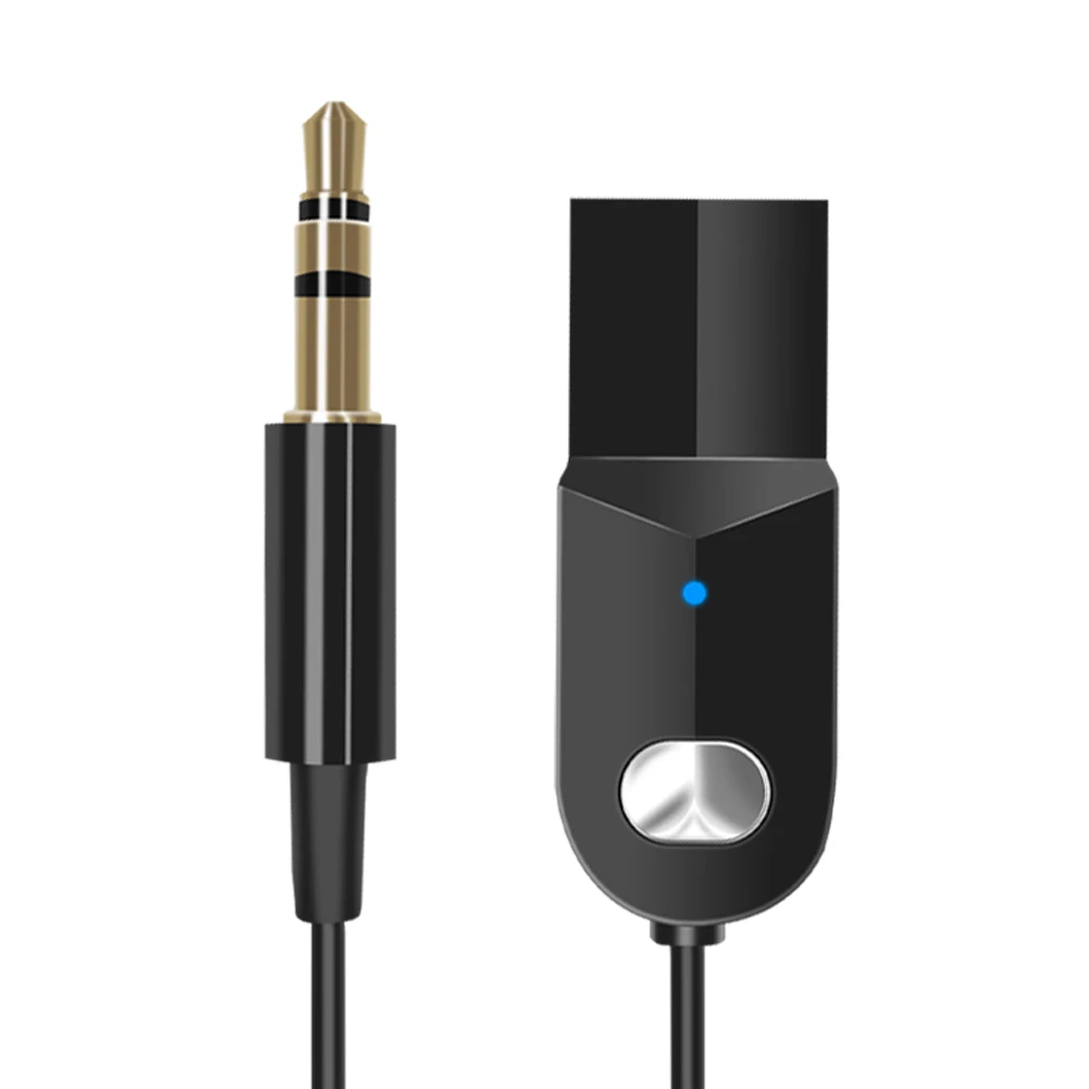 Автомобильный комплект 3 5 мм Bluetooth адаптер аудио AUX кабель программный ключ DC 5V