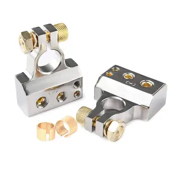 

2PCS/set 2GA-10GA Car battery clip connector Car audio modified battery head, battery clip Fit for most car, boat, van battery