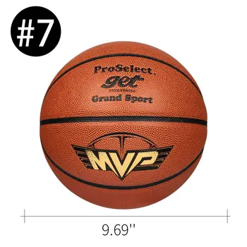 

2021 New Brand High Quality Wear Resistant PU Material For Men Women Play Outdoor Indoor Use Basketball Official Size 7