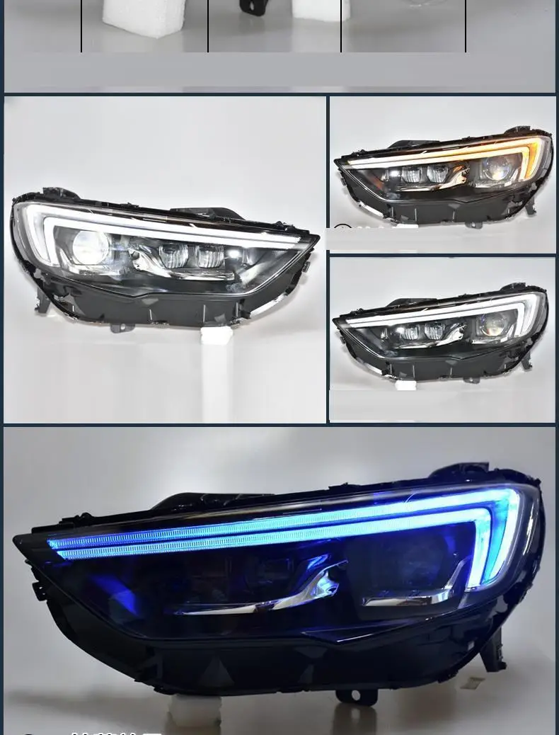 Ходовые автомобили наружные Neblineros Para авто Drl запчасти светодиодные фары передние противотуманные фары автомобиля в сборе 17 для Buick Regal