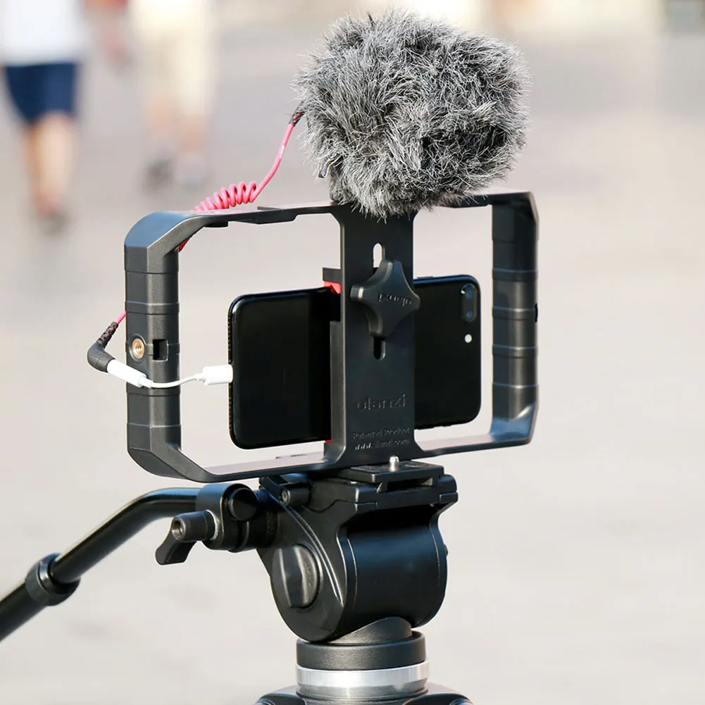 Ulanzi U-Rig Pro смартфон видео Rig с 2 стойки для обуви Filmmaking Чехол ручной телефон видео стабилизатор штатив с зажимом Крепление стенд