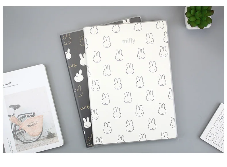 M&G блокнот Miffy с резиновой оболочкой.(Случайные цвета) блокнот B5/72 страницы. Тетрадь для школьников. Мягкие FPY4RM84