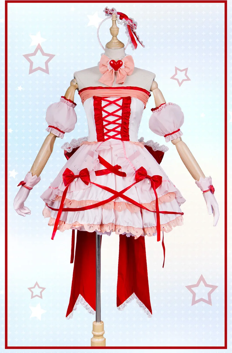 Sakuma Mayu Project Im@ s; Косплей; Sakuma Mayu; костюм для косплея; Мамаю; розовое платье в стиле Лолиты; карнавальный костюм; милое летнее платье