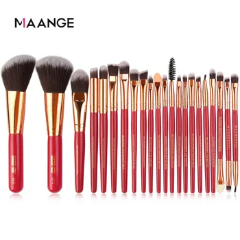 

MAANGE 22 Pcs Makeup Brushes Set Cosmetic Foundation Powder Brush Eye Shadow Lip Blending Make Up Brush Tool Kit Maquiagem