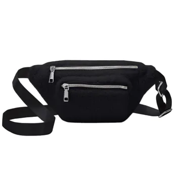 

2019 New Fashion Plush Satchel Casual Wild Bag Simple Shoulder Messenger Bag