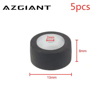 

5pcs/lot 13x8x2mm Card Seat Audio Belt Pulley Tape Recorder Belt Pulley Wheel Amplifiers Pinch Roller Deck