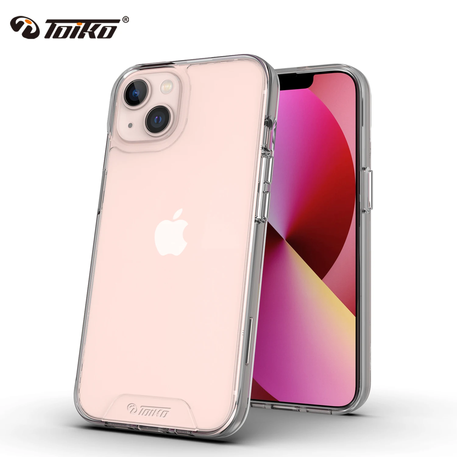 Прозрачный чехол для телефона TOIKO Chiron iPhone 13 Pro Max Противоударная защитная задняя