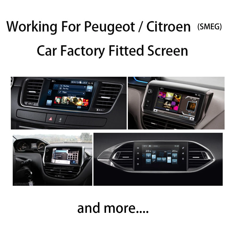WIFI Wireless Apple Carplay Car Play For Peugeot 308 2013 2014 2015 2016 2017 SMEG / SMEG+ Android Mirror Support Rear Front CM