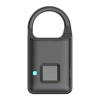 

Durable Fingerprint Lock Delicate Design Anytek P50 Fingerprint Lock Security Padlock USB Rechargeable Luggage Case Lock