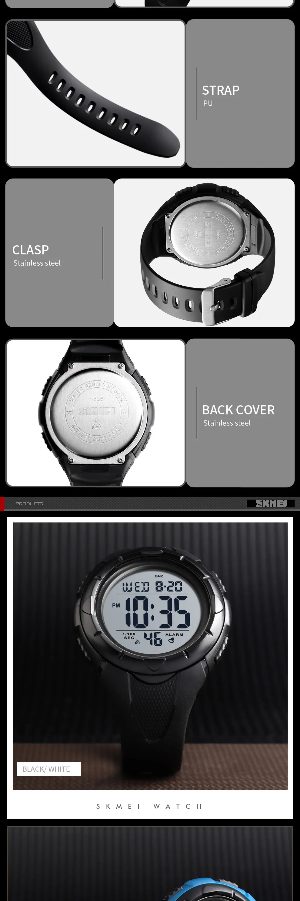 SKMEI новые спортивные часы для мужчин Chrono уличные модные электронные цифровые наручные часы водонепроницаемый светильник дисплей будильник часы montre homme