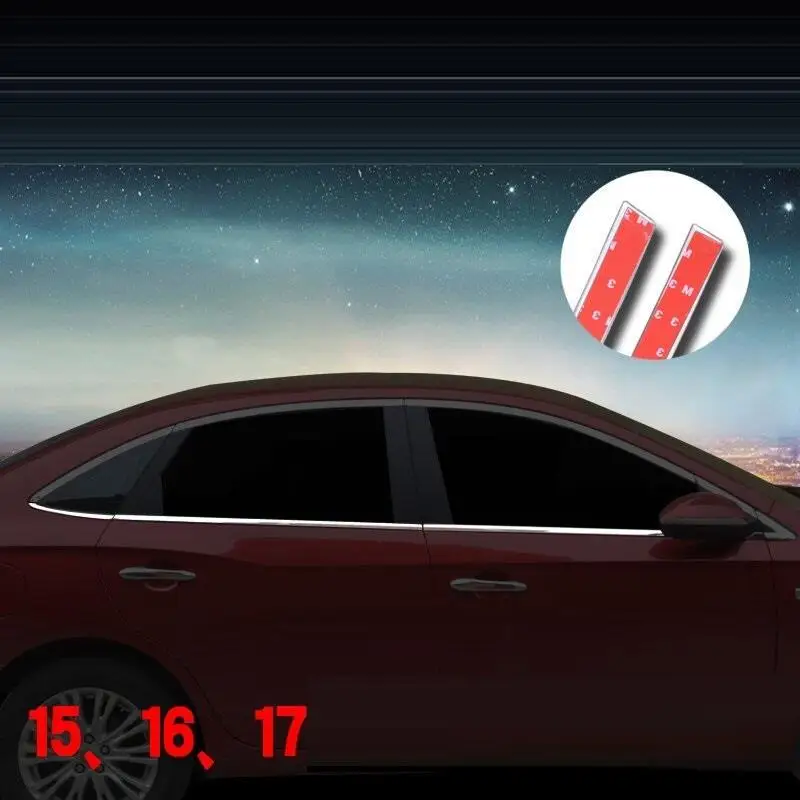 Авто модификация Automovil декоративные окна тела внешние части стикер полосы