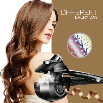 

Steamer Hair Curler Styling Tools Curling Iron Tongs Wand For Hair Corrugation Women Styler Waver Professional Curling Irons