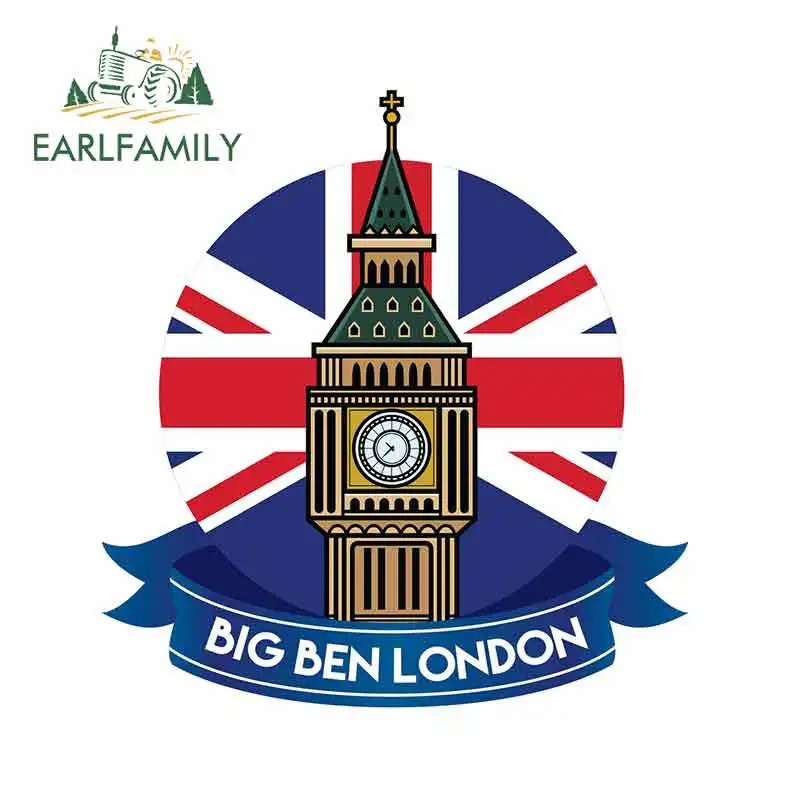 EARLFAMILY 13 см x 12 4 для lonдонов Биг Бен мотоциклетные автомобильные наклейки Авто