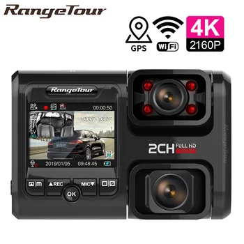 

Dual Lens Car DVR 4K 2160P Sony Sensor WIFI GPS Logger 2 Camera Dash Cam Video Recorder Night Vision 170 Degree Camcorder D30H