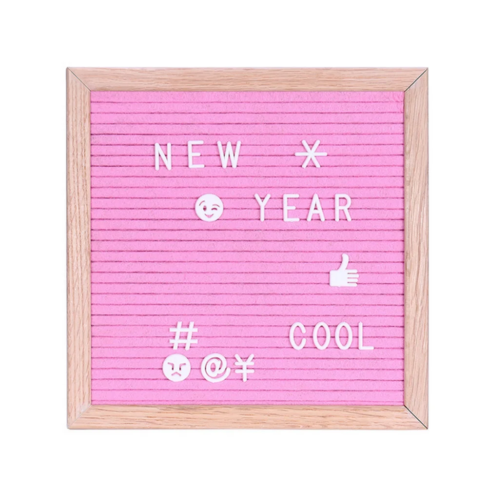 

Fashion Removable English Alphabet Gift School Letter Board Display Frame Numbers Kids Felt Signs Changeable Message Home Office