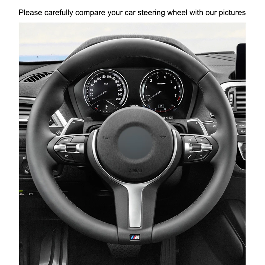 Искусственная кожа пу для BMW M Sport F30 F31 F34 F45 F46 F22 F23 M235i M240i X1 F48 X2 F39|Чехлы на руль| |